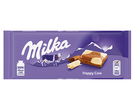 CZEKOLADA MILKA MLECZNA HAPPY COW 100G MONDELEZ