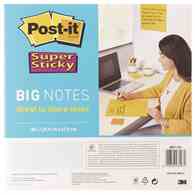 Bloczek samoprzylepny POST-IT® Super Sticky Big Notes (BN11 -EU), 280x280mm,1x30 kart., żółty