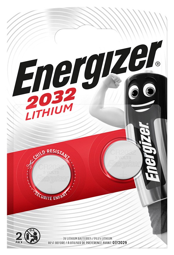 Bateria specjalistyczna ENERGIZER, CR2032, 3V, 2szt.