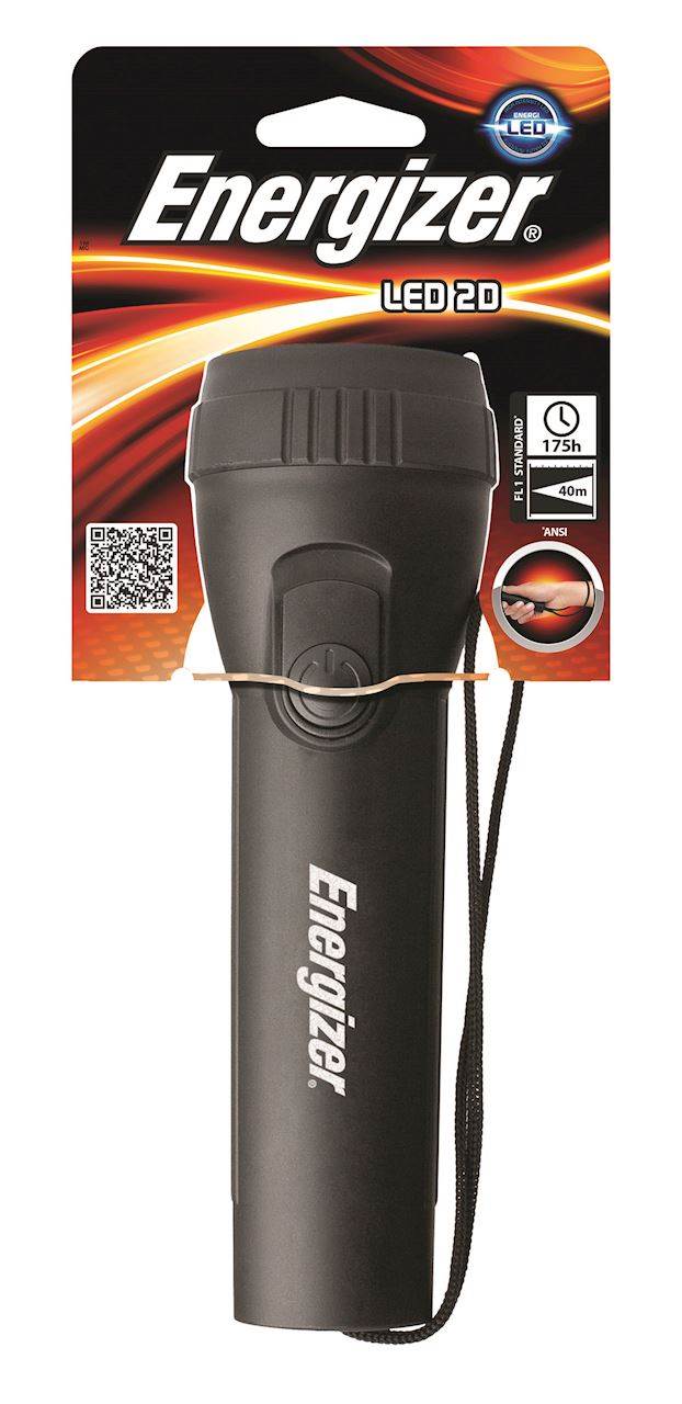 Latarka ENERGIZER Plastic Led 2AA, czerwona