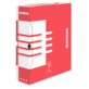 Pudło archiwizacyjne DONAU, karton, A4/80mm, czerwone