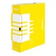 Pudło archiwizacyjne DONAU, karton, A4/100mm, żółte