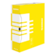 Pudło archiwizacyjne DONAU, karton, A4/100mm, żółte