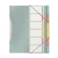 Teczka segregująca Esselte Colour'Ice, z 6przekładkami