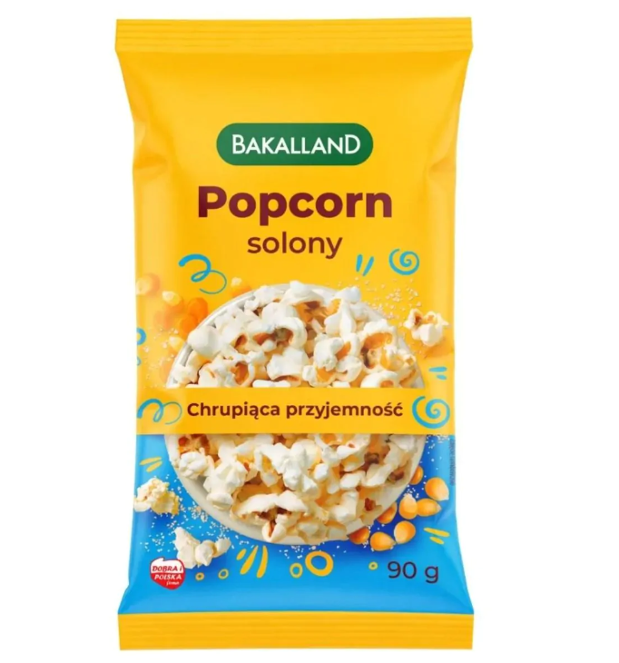 Popcorn do mikrofali  90g maślany