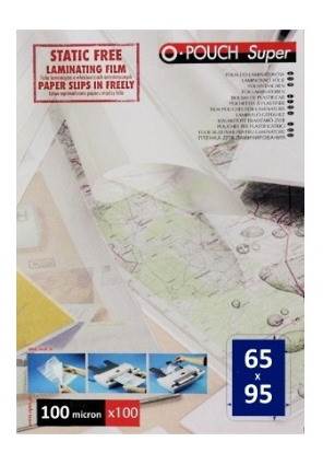 Folia laminac antys blyszcz 65x95 100mic  op 100