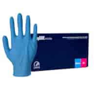Rękawice nitryl bezpudrowe S op 100 ZARYS niebiesk