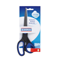 Nożyczki biurowe DONAU Soft Grip, 20cm, niebieskie