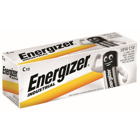 Bateria ENERGIZER Industrial, C, LR14, 1,5V, 12szt.