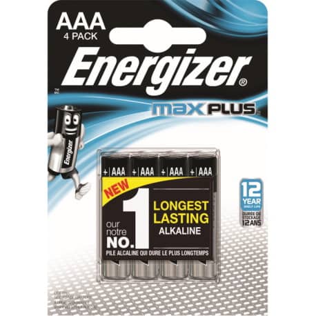 Bateria ENERGIZER Max Plus, AAA, LR03, 1,5V, 4szt.