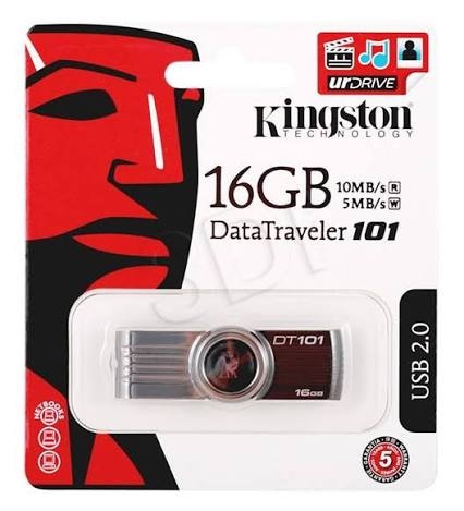Pen Drive 16GB USB 2 0 Kingston DataTraveller 101