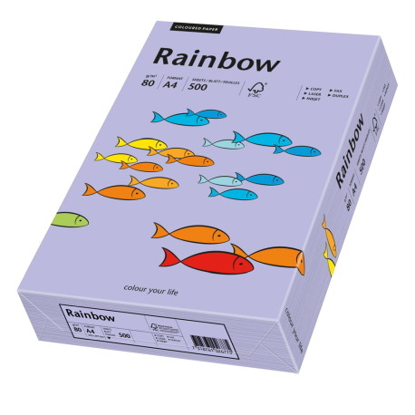 Papier ksero fioletowy A4/80g 500 arkuszy Rainbow