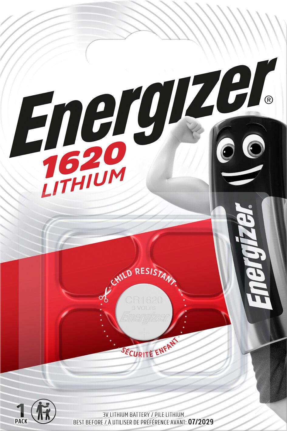 Baterie CR-1620 ENERGIZER op=1
