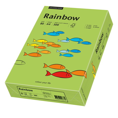 Papier ksero zielony A3/80g 500 arkuszy Rainbow