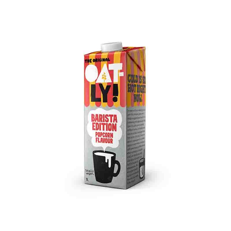 Oatly Hafer Barista Edition napój owsiany / mleko owsiane Popcorn 1l