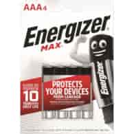 Bateria ENERGIZER Max, AAA, E92, 1,5V, 4szt.