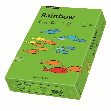 Papier ksero ciemnozielony A3/80g 500 arkuszy Rainbow
