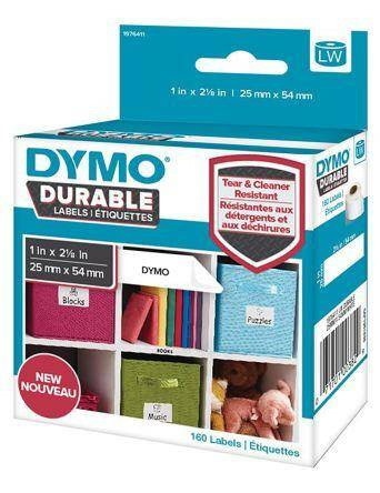 Durable mała etykieta wielofunkcyjna - 25mm x 54mm, małe pudełko  1 rolka/160szt.