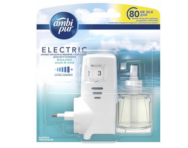 Odświeżacz AMBI PUR ELECTRIC URZĄDZENIE 20ML OCEAN&WIND