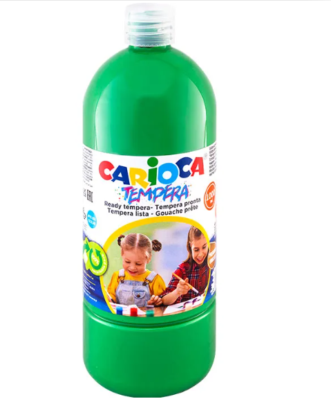 Farba Carioca tempera N 1000 ml (40430/14) zielona