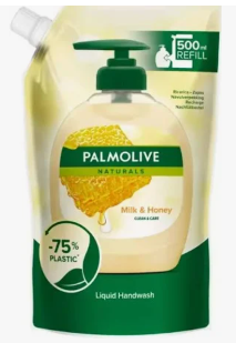 Mydło w płynie ZAPAS 500ml Palmolive mleko i miód