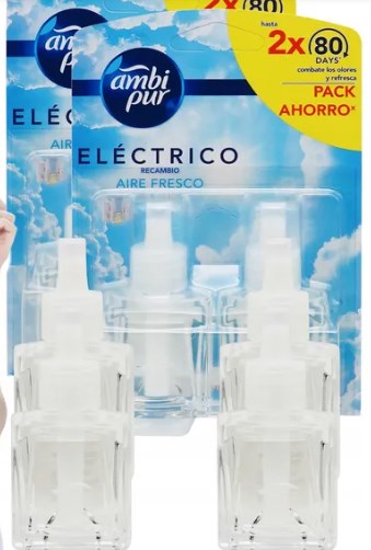 Ambi Pur Wkład do Elektrycznego Odświeżacza Powietrza Frsh Air 2 x 21 ml