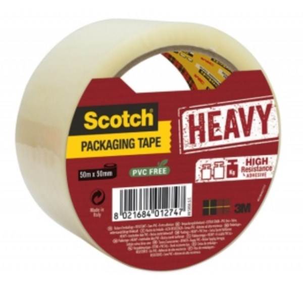 Taśma pakowa SCOTCH Secure Seal, 50mm, 50m, transp