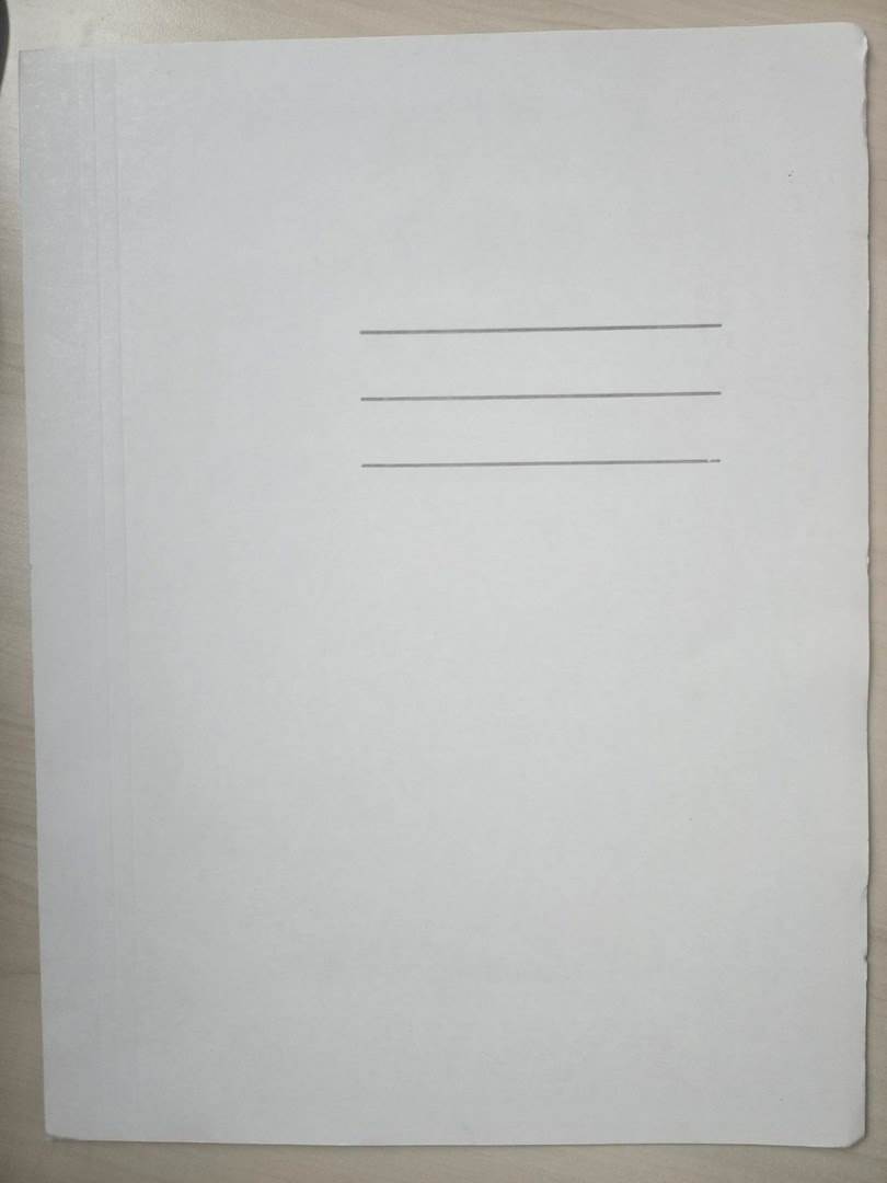 Okładka/ skoroszyt bez wąsów wewnątrz