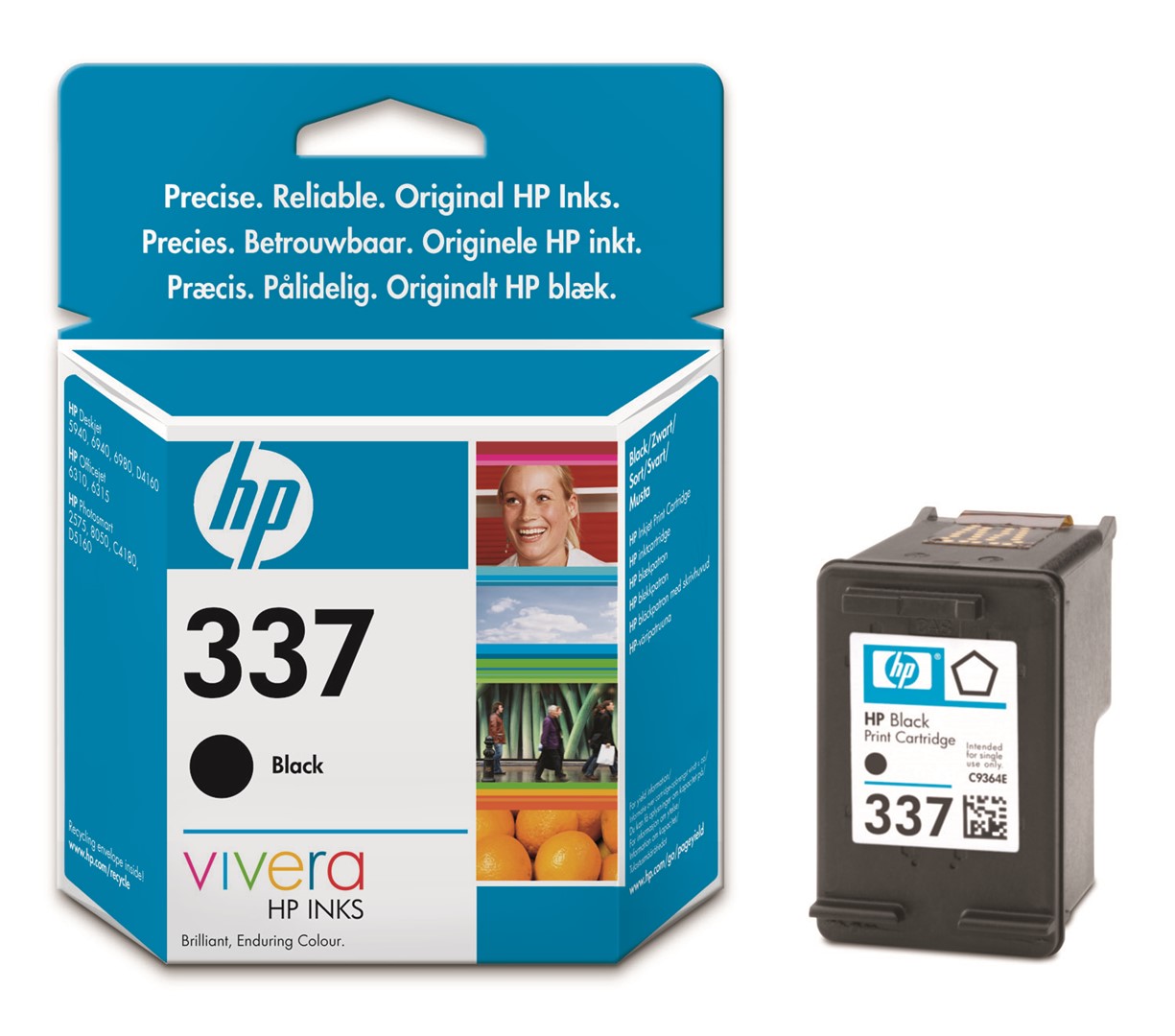 Tusz HP 337 do Deskjet 5940/6940/6980, Officejet 100/150 | 420 str. | black