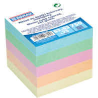 Kostka DONAU nieklejona, 83x83x75mm, mix kolorów