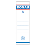 Etykiety samoprzylepne do segregatora DONAU, 54x153mm, jednostronne, 20szt.