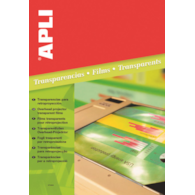 Folia do rzutników APLI, A4, kopiarka, bezbarwna 100ark.