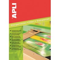 Folia do rzutników APLI, A4, do drukarki laserowej, 100ark.