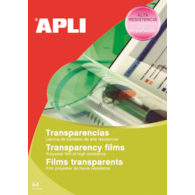 Folia samoprzylepna APLI, 210x297mm, 10szt., transparentna