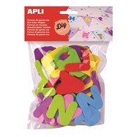 Literki z pianki APLI, 14 szt., zawieszka, mix kolorów