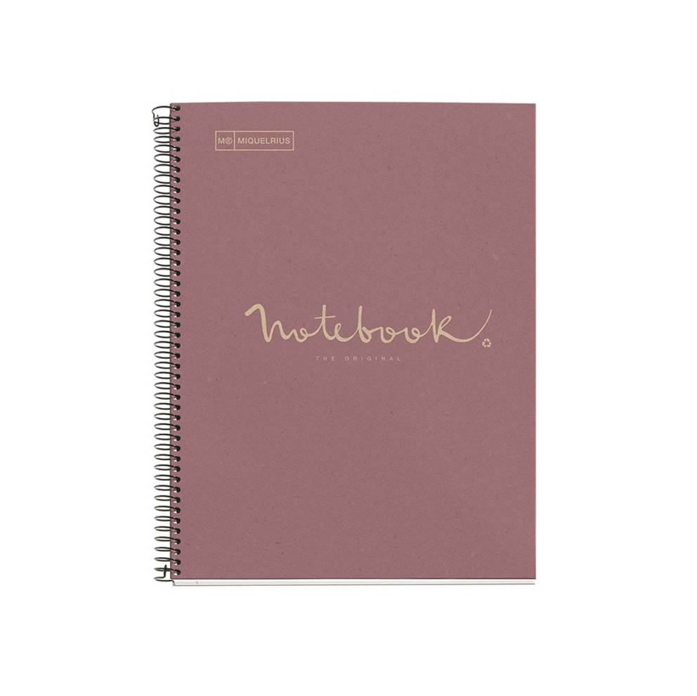 KOŁONOTATNIK MIQUELRIUS NB-1 EMOTIONS, A4, W KRATKĘ, 80 KART., 80G, EKOLAWENDOWY