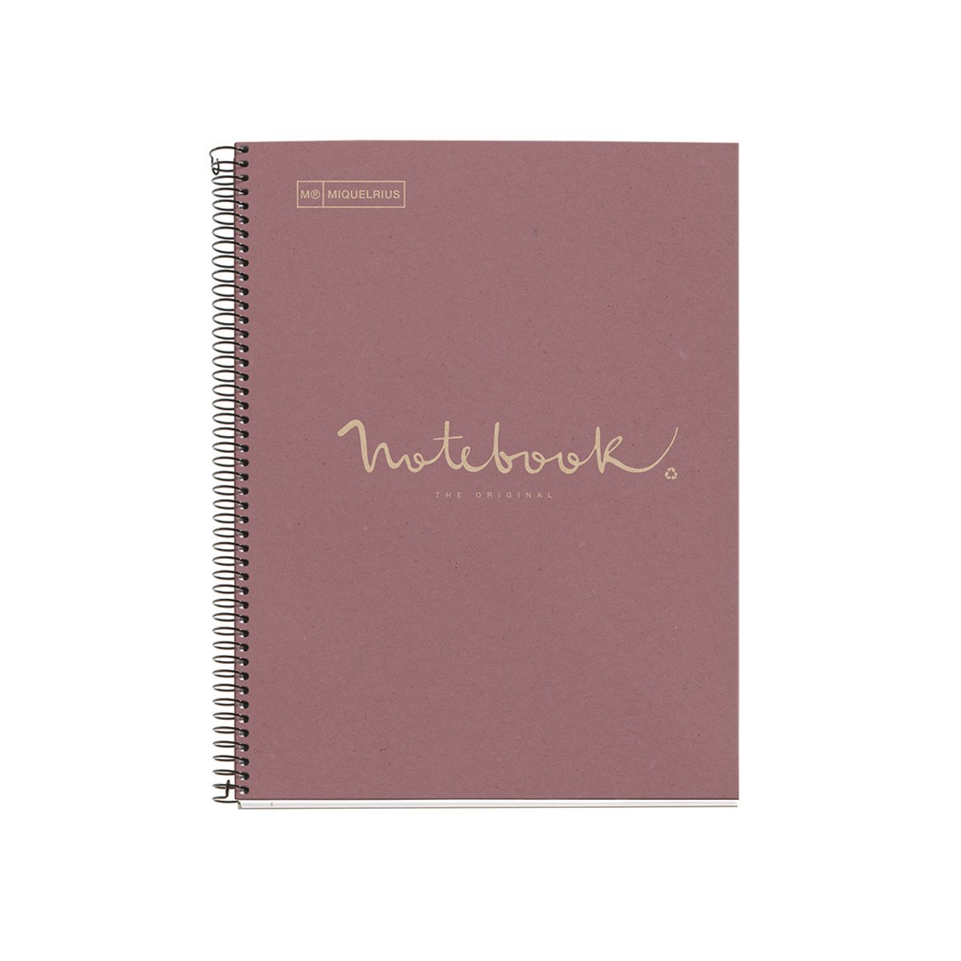 KOŁONOTATNIK MIQUELRIUS NB-1 EMOTIONS, A4, W KRATKĘ, 80 KART., 80G, EKOLAWENDOWY