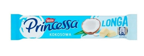 Princessa Longa Kokosowa 40g.