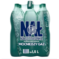 WODA NAŁĘCZOWIANKA GAZOWANA 1,5 L NESTLE PET 6szt [ kaucja ]