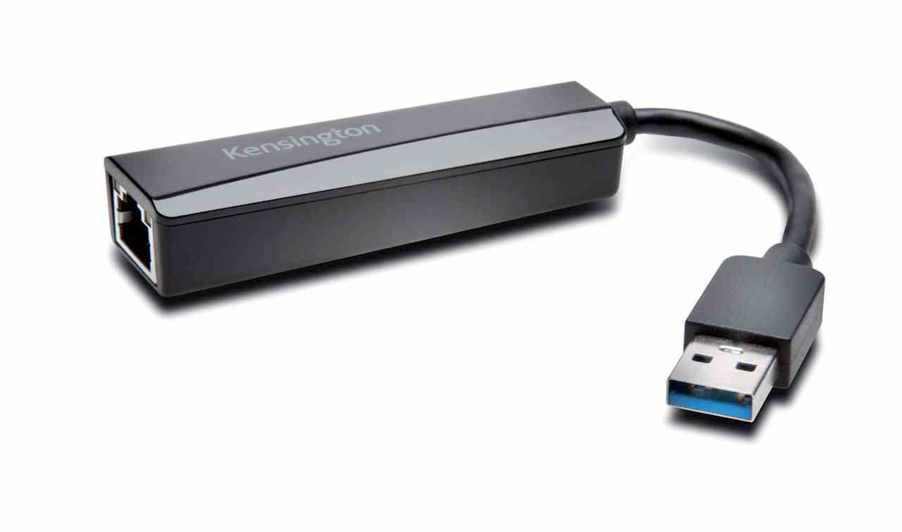 Adapter Kensington UA0000E USB 3.0 Ethernet, czarny