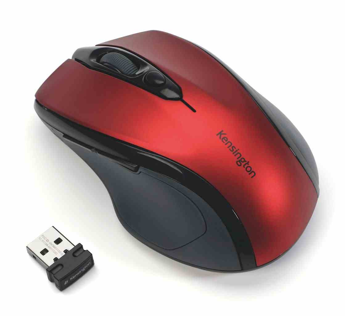 Bezprzewodowa mysz Kensington Pro Fit®, czerwona