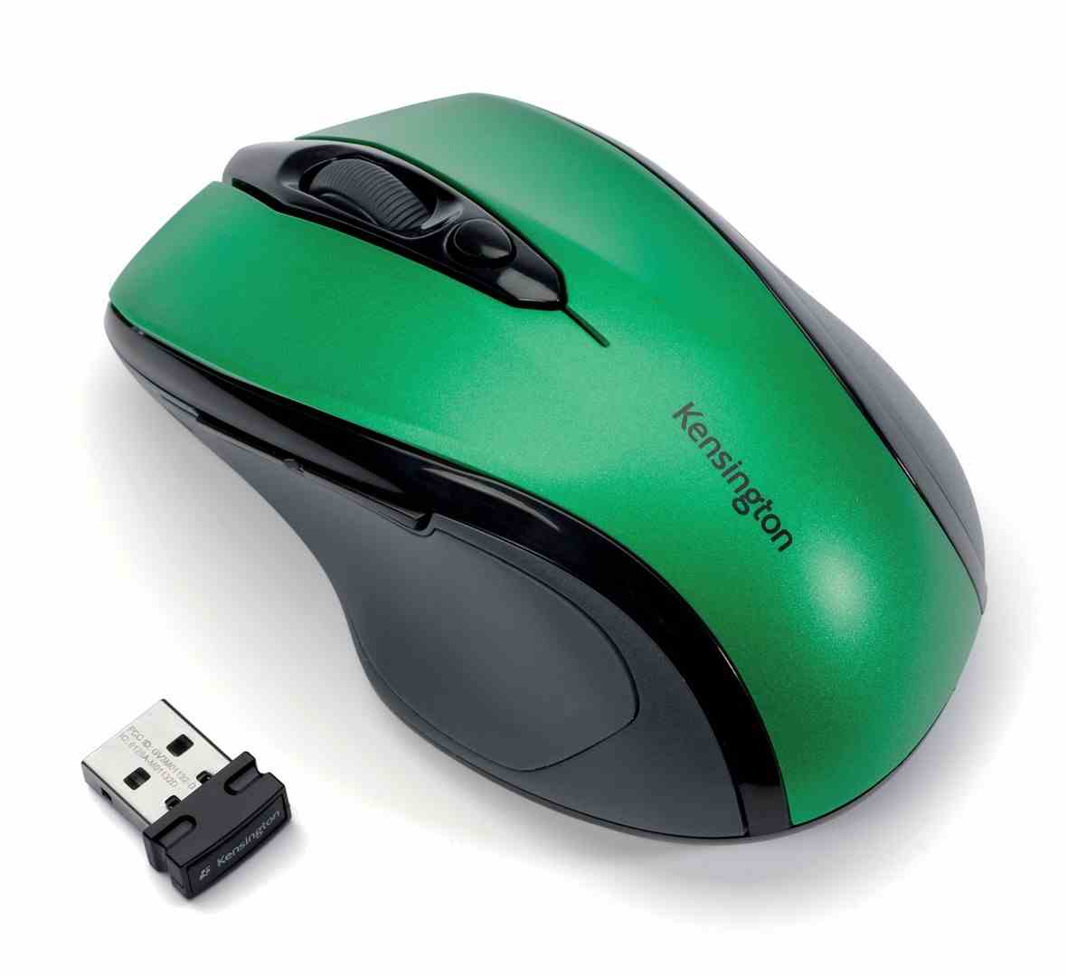 Bezprzewodowa mysz Kensington Pro Fit®, rozmiar średni, zielona