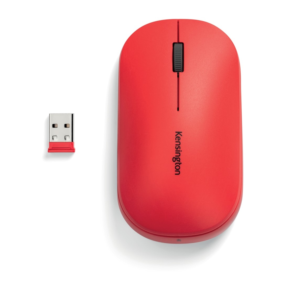 Bezprzewodowa mysz SureTrack™ Dual, czerwona