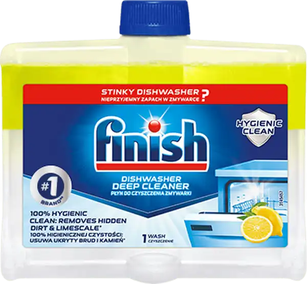 Płyn do czyszczenia zmywarki FINISH Lemon, 250ml