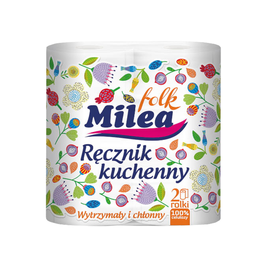 Ręcznik Kuchenny Milea op.2szt. Biały