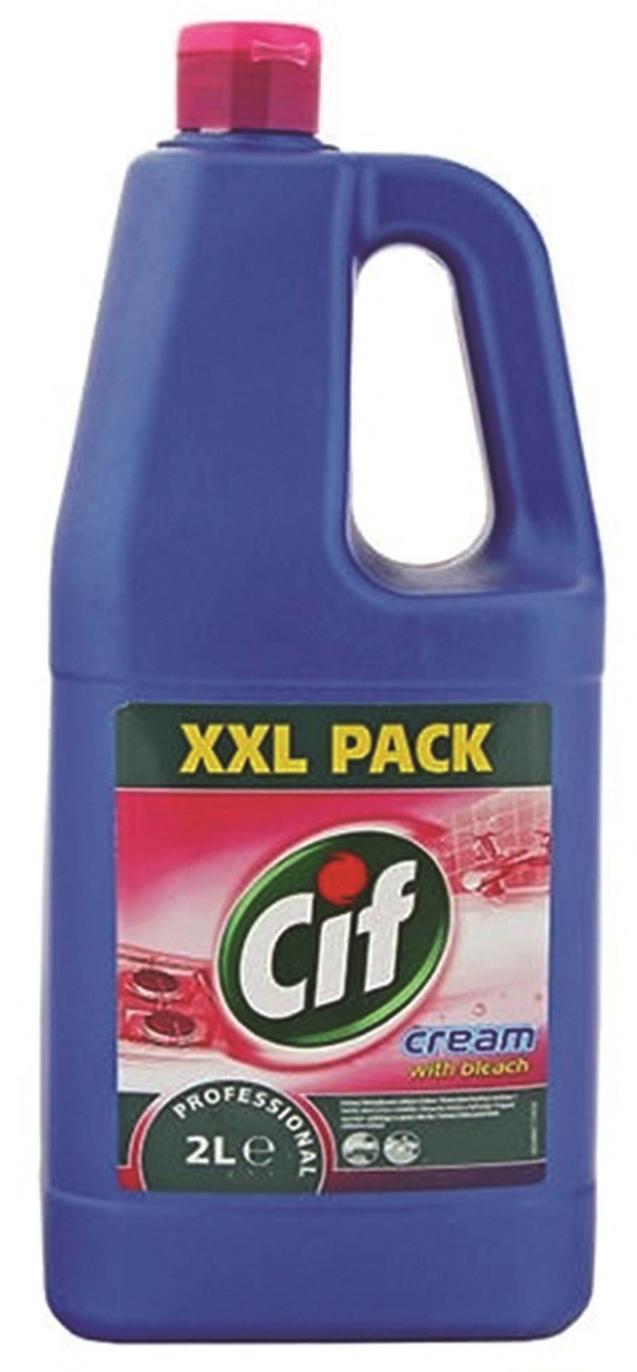 Mleczko do czyszczenia CIF Diversey Cream, z wybielaczem, 2l