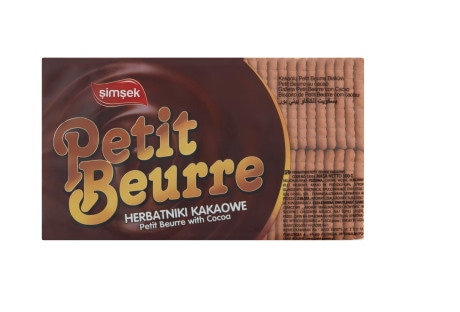 HERBATNIKI JASTA SWEETS PETIT BEURRE KAKAO 300G