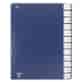 Teczka korespondencyjna DONAU, karton, A4, A-Z, granatowa