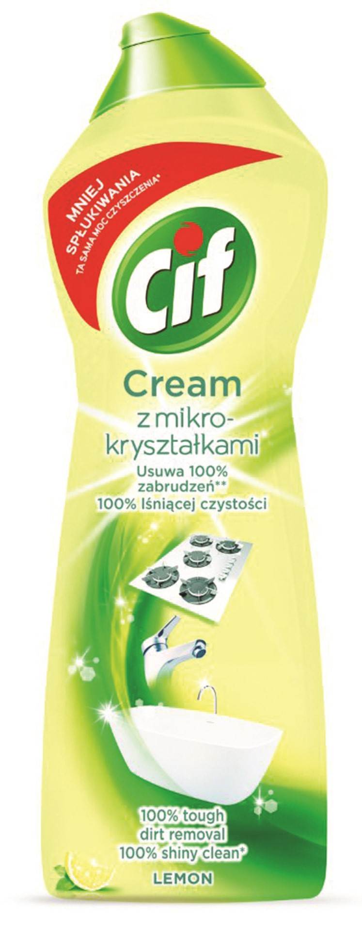 Mleczko do czyszczenia CIF Lemon, 780g