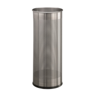 Stojak na parasole, stal nierdzewna, okrągły 28,5 srebrny